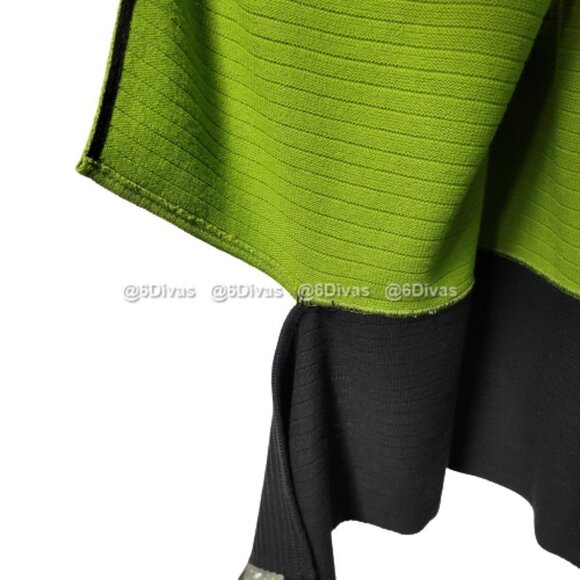 Winter Sleeveless Cardigan Vest Open Front,  Green Cardigan - Sizes S, M, - Picture 4 of 5